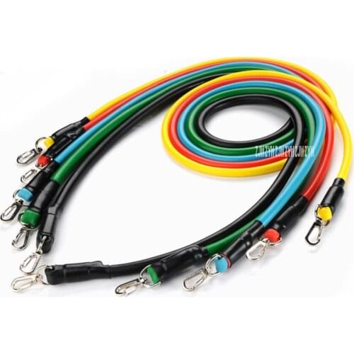 KL000 Household Resistance Band Set Gym Fitness Pull Rope Chest Muscle Training Elastic Puling Rope Indoor Strength Equipment