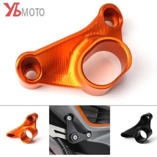 Logo Duke 790 For KTM DUKE 790 2018-2019 2020 Motorcycle Aluminum Exhaust Pipe Bracket Fixed Ring Support Bracket