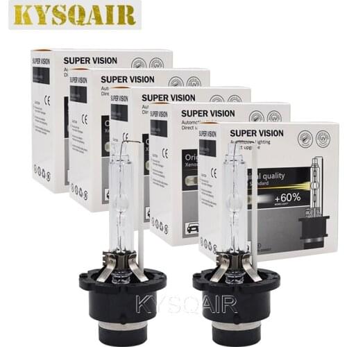 KYSQAIR 5 Pairs 35W 55W D2S 4300K 5000K 6000K 8000K 10000K D2R D4S D4R Car Xenon HID Bulb Lamp For D2 D4 Auto Headlamp Light Kit