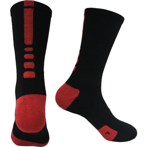 5Pairs/Lot Professional Cycling Socks Mens Thicker Stocking Sweat-Absorbent Basketball Outdoor Sports Football Skateboard Socks