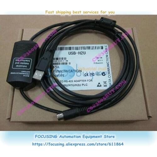 New PLC Programming Cable USB-H0U USB-H1U USB-H2U