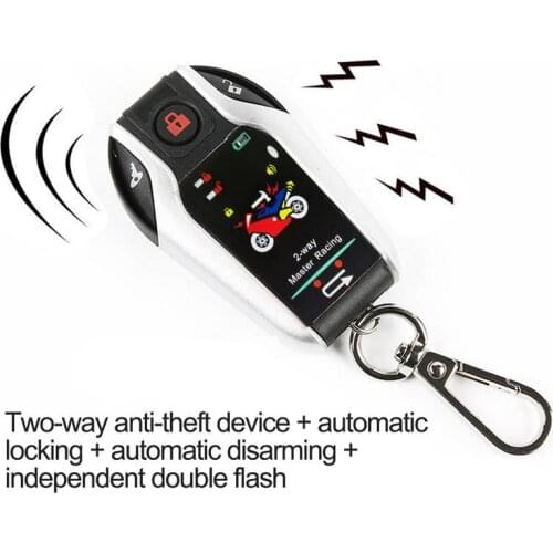 New High Quality 2 Way Motorcycle Alarm Remote Engine Moto Protection Weatherproof Universal For Any 12V Motorcycles