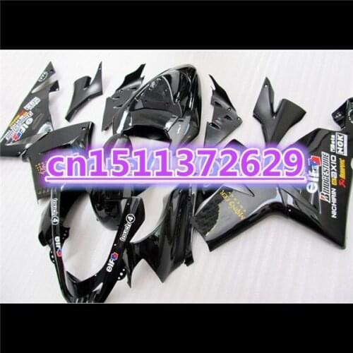 ZX 10R 04 05 Fairings FOR KAWASAKI NINJA ZX10R 04-05 black full ZX-10R ABS fairing kits ZX 10 R 2004 2005 D