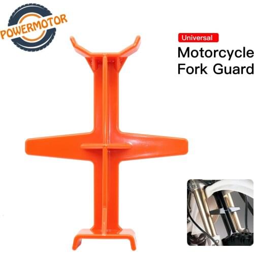 Motorcycle Plastic Front Fork Support Brace Guard Enduro Universal Brace Stand Protector For SUZUKI KAWASAKI ForHonda Yamaha