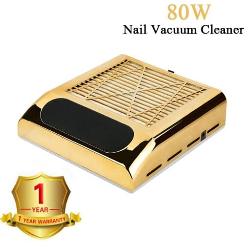110-240V 80W Nail Dust Collector Vacuum Cleaner Manicure Machine With Filter Strong Power Art Tool Free Delivery