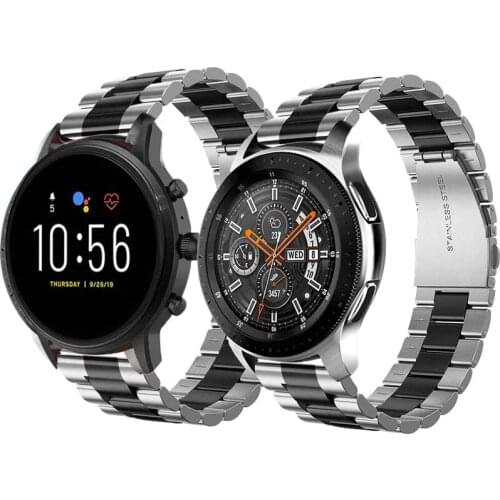Strap For Fossil Gen 5 Watch Band For Samsung Galaxy 3 Watch 46mm GEAR S3 Active2 Classic quick release Stainless Steel Bracelet