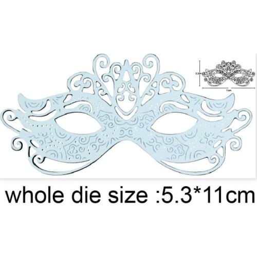 New 2020 Metal dies Lace Party Mask Cutting Dies Stencils For DIY Scrapbooking dies Album Cards Paper Decoration Embossing dies