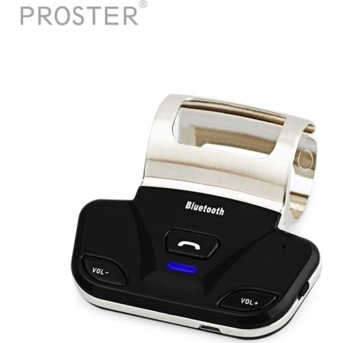Proster Alloy Steering Wheel Wireless Bluetooth EDR Function Supports 3.0/2.1 Handsfree Car Kit Handset Speaker