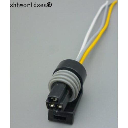 Shhworldsea 1pcs 3pin automotive water temperature sensor throttle plug connector 12110192/12065287