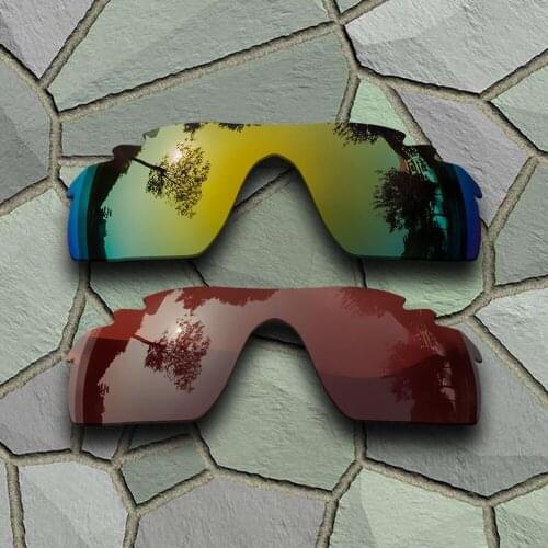 Yellow Golden&Bronze Brown Sunglasses Polarized Replacement Lenses for Oakley Radarlock Path Vented