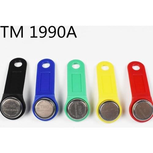 100pcs/Lot TM1990A-F5 TM Card Touch Memory Ibutton/I-button Key Handle For Guard Tour System Sauna Lock Card