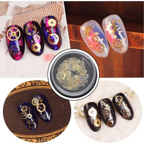 120Pcs Mixed Steampunk Cogs Gear Clock Charm UV Frame Resin Jewelry Fillings DIY