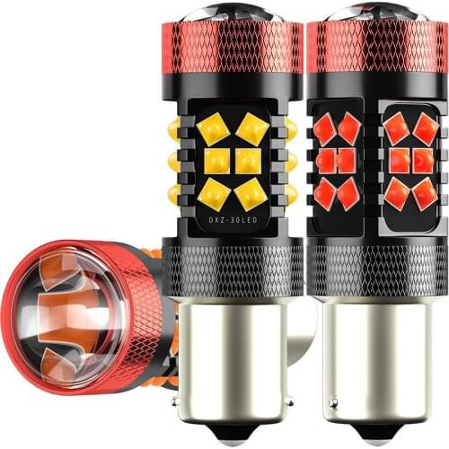 2020 New LED Tail Light Reversing Lamp 3030 30smd BA15s 1156 T20 T25 Turn Signal