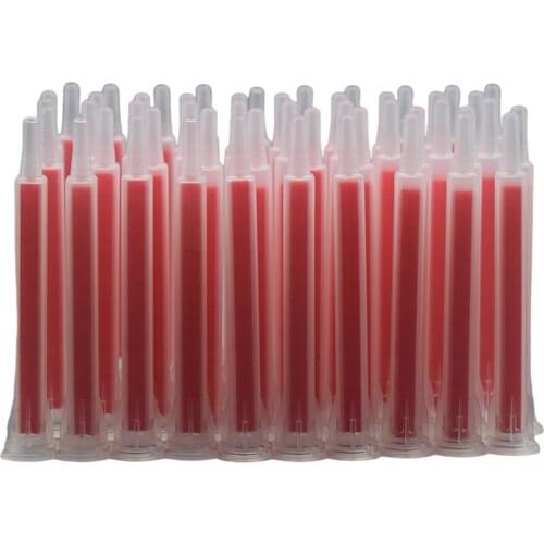 50pcs Static Mixer Mixing Tube 83mm Plastic Mixing Nozzle AB Glue Dispensing Mixer Tube Set for Two Component 50ml Cartridges