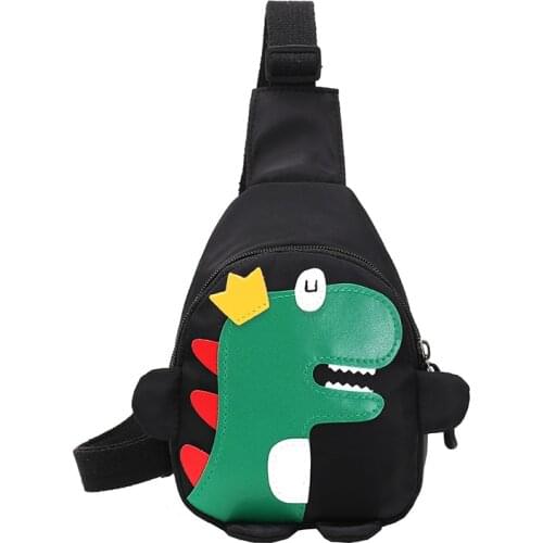 Kid Fashion Waist Bag Children Small Pockets Dinosaur Messenger Bag Boys Girls Money Pouch Cute Backpack Chest Bag Baby Belt Bag