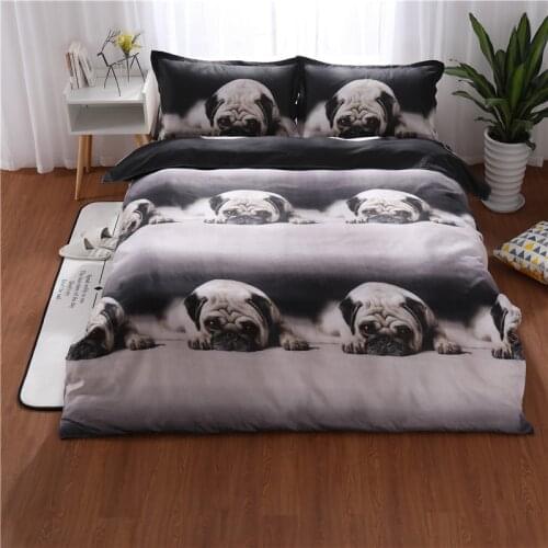 Kids bedding set Boy Girls Bedclothes Cartoon Dog duvet cover set Single Double King size bed set