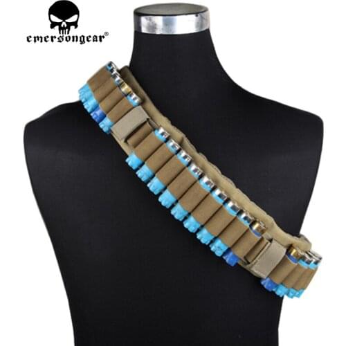EMERSON Shotgun Shell Belt EM1734 Round Neoprene Camo Shotshell Belt Hunting Free Shipping