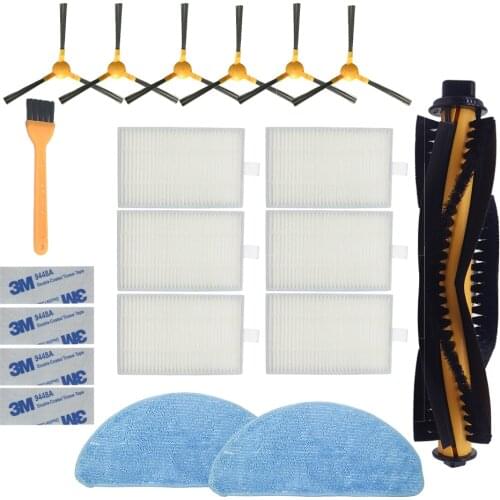 Side Brush HEPA Filter Mop cloth for Proscenic 800T 820S for LIECTROUX C30B Vacuum Cleaner Cleaning Filter Accessories kit
