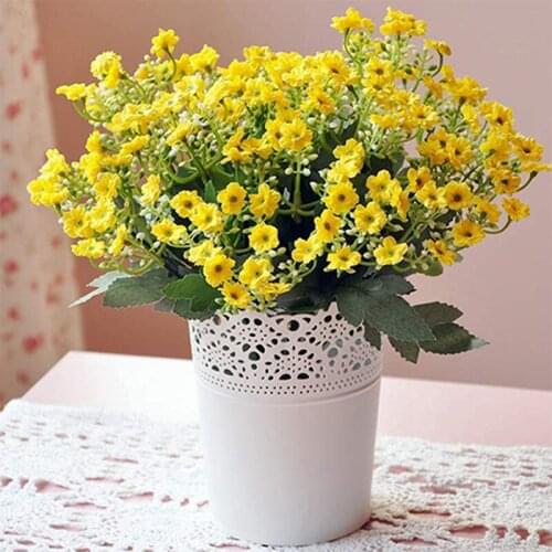 Artificial Flowers Small Simulation Milan Flower For Wedding Party Decoration Fake Flowers 26Cm Diy Floral Bouquets Arrangements