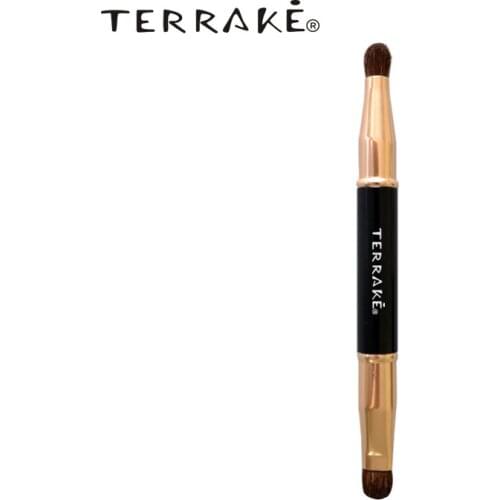 TERRAKE NEW Makeup Brushes Multi-functional Double-Ended Eye-Shadow Brushes Stick Soft nature Horse Hair Beauty Cosmetic Tool