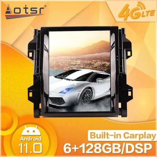 6G 128G Android 11 Multimedia Car Audio Radio Tape Recorder Stereo Player For TOYOTA Fortuner 2018 2019 2020 GPS Navi Head Unit