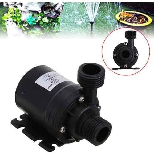 12V 24V Mini Brushless Water Pump ZYW680 High Efficiency Solar Water Circulation Pump Max Flow Rate 800L/H