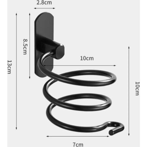 2021 Newest Punch-Free Hair Dryer Bracket Bathroom Shelf Bathroom Storage Supplies Storage Rack