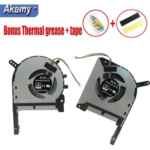 New original cpu gpu cooling fan cooler For Asus FX705 FX705G FX705GM FX86SM COOLING FAN heatsink