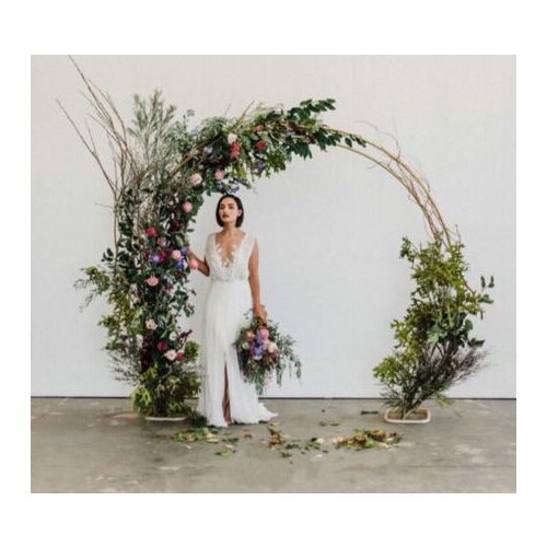 New wedding props, circular double-pole arch frame, single-pole arch arc wedding