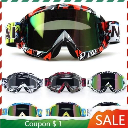 Ski Goggles Cover The Front Eye of The Bicycle and Anti-glare Glasses Gafas Oculos Okulary Motocross Cafe Racer Cycling Glasses