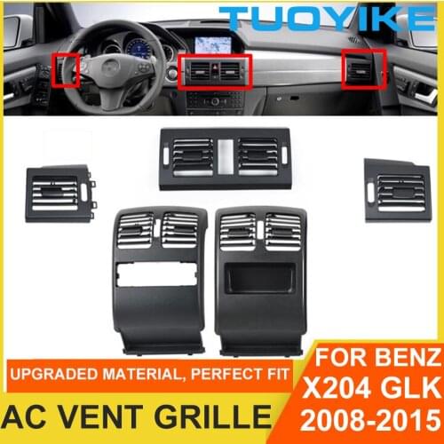 Car Front Middle Rear AC Air Conditioner Vent Grille Panel Cover Trim For Mercedes-Benz X204 GLK-Class 220 250 300 350 2008-2015