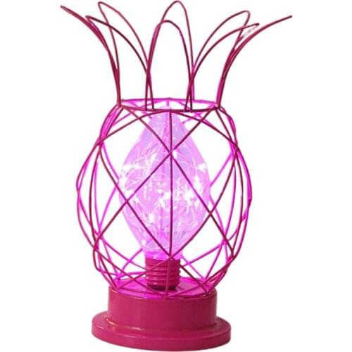 Manual Iron Lamp Home Decor Energy Saving LED Simple Pineapple Light INS Flush Mount Bedroom LED Durable Useful