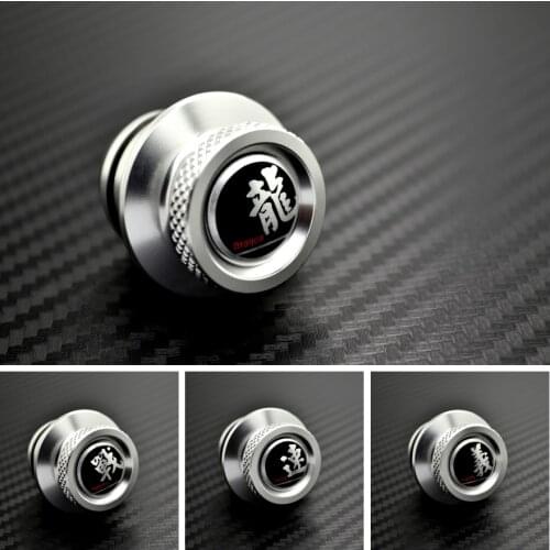 Silver Aluminum Adornment Car Cigarette Lighter Socket dust plug For MK6 7 Golf Jetta Tiguan Scirocco Beetle Polo Touareg