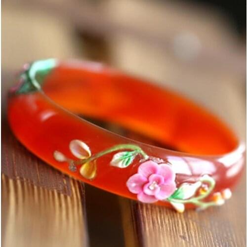 Certified Natural Lavender Green Jadeite Jade Bangle Bracelet Handmade 55--60mm