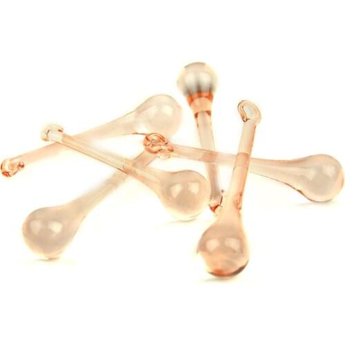16x60mm/20x80mm Hot Pink K9 Glass Crystal Rain Drop Pendant Teardrop Glass For Chandelier Lamp Part Lustre De Cristal