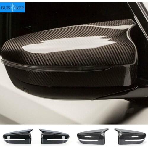Replacement Mirror Cover For BMW 5 Series G30 G31 Side Rear Mirror Left Hand Driver Carbon Fiber ABS 2017 2018 2019