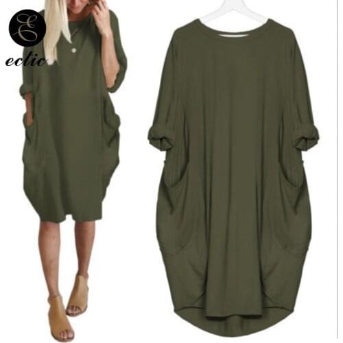 Oversized Hoodies Dress With Pockets For Women Sukienka Plain Dress Midi Elegant Dresses Plus Size Robe Xxl Femme Ete 2021 Solid