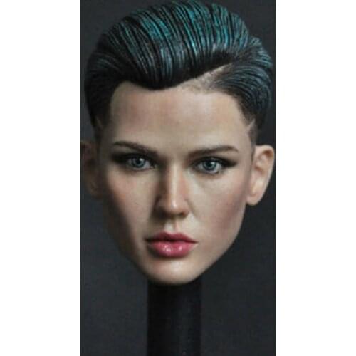 1/6 Soldier female head sculpture MC001 Rubillos handsome agent female sniper head sculpture model fit 12 inch action figure