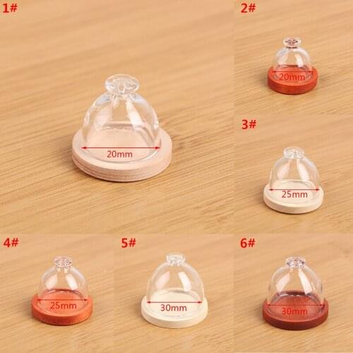 1Pc Miniatures Accessories 1:12 Dollhouse Miniature Candy Jar Cake Cover Dessert Cover Fruit Tray Doll Toy high quality