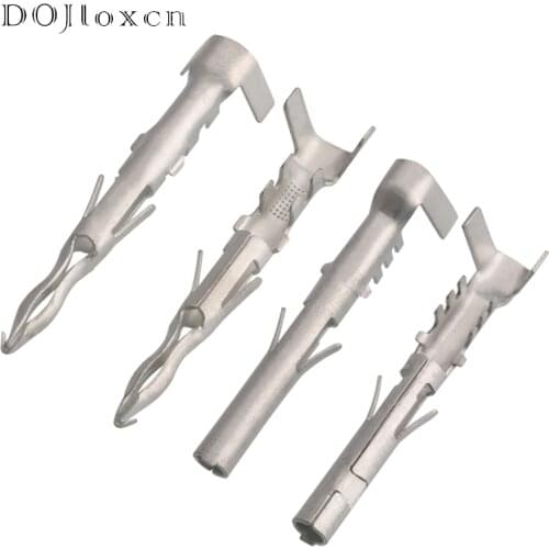 20 Pcs 2.5 MM Automotive Brass Crimping Wiring Terminal Delphi Male Or Female Cable Connector Contact Pins 12124580 DJ222-2.5B