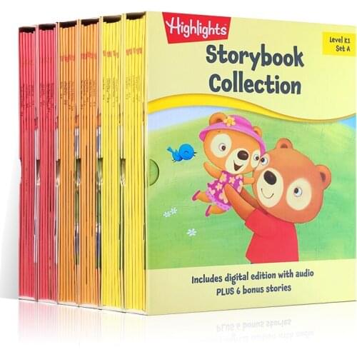 36PCS/SET Highlights Storybook Collection Children Graded English Reading Kids Picture Book