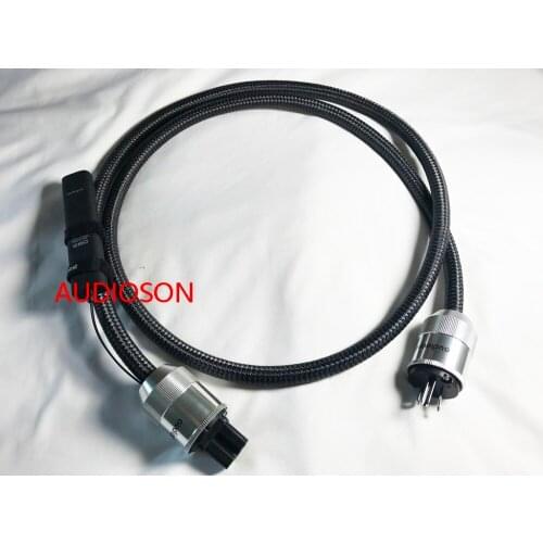 Audioson-WEL Signature Solid PSS CARBON-BASED 72V DBS HIFI US AC Audiophile Power cable 1.8M