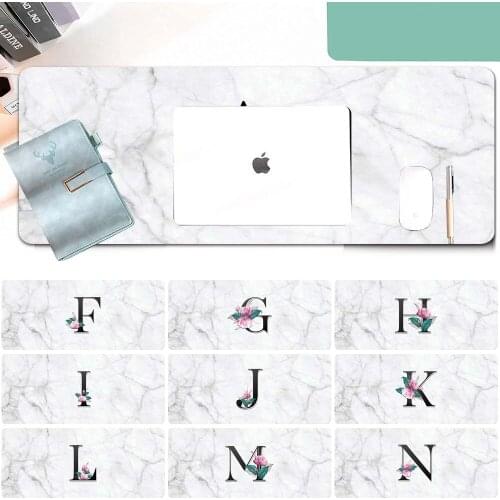 Large 80x30cm Office Mouse Pad Mat Game Gamer Gaming Mousepad Keyboard Letter pattern for Tablet PC Notebook 60x30cm