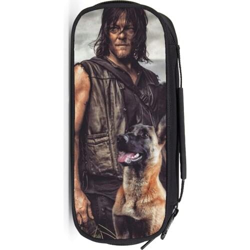 The Walking Dead Pencil Case Boys Girls Pencil Pouch Multifunction Sotrage Bags Children School Stationery Bag Kids Wallet