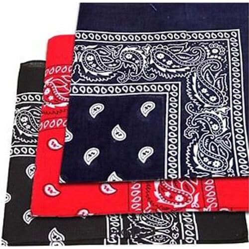 Cheap Outdoor New Cycling Hiking Scarves Cotton Bandana Square Headband Printed For Women/Men/Boys/Girls