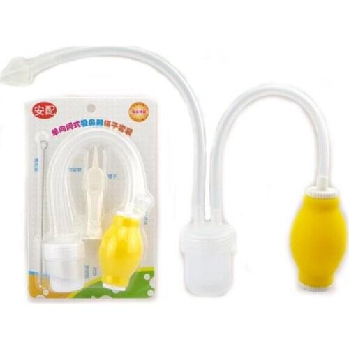 Baby product Baby Nasal Aspirator Newborn Safy Baby Nose Cleaner Vacuum Airpump Type + Medical Tweezers Baby Care #28