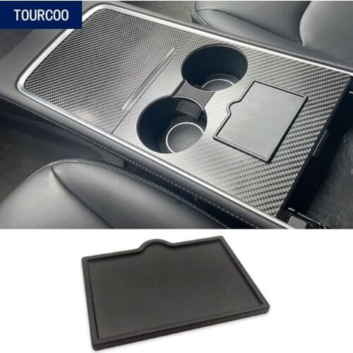 For Tesla Model 3 Y 2021 Center Console Card Limiter Holder Car Styling Modification Accessories