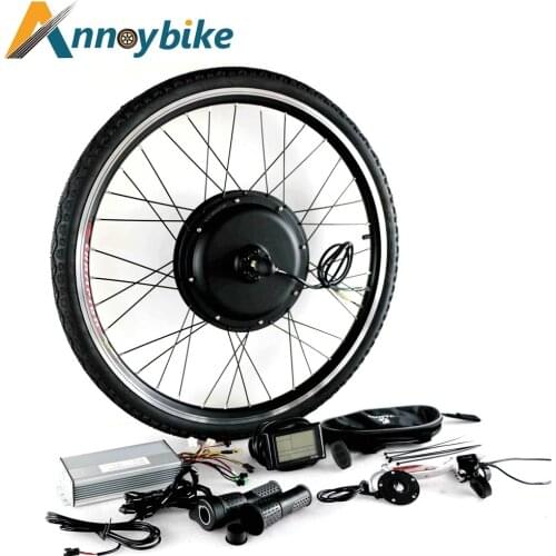 EBike Conversion Kit 26 inch 48V 1000W Wheel Hub Motor Bicycle Modified Electric Kit 26‘’ Electric Bicycle Rear Wheel