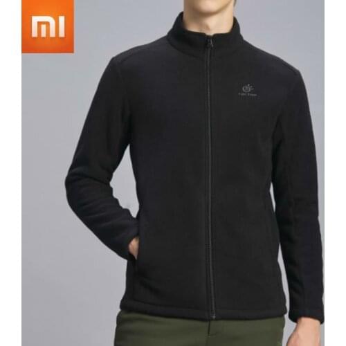 Xiaomi Fleece Winter Coat for Men Women Cardigan Stand-collar Sports Running Hiking Jacket Outdoor Wear Casual Couple Clothes