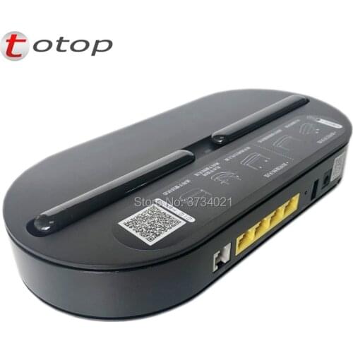 Free Shipping 2pcs Huawei GPON ONU HS8145V 4GE+1Tel+1USB+2WIFI(2.4G/5G) with power adapter English firmware FTTH mode Termina